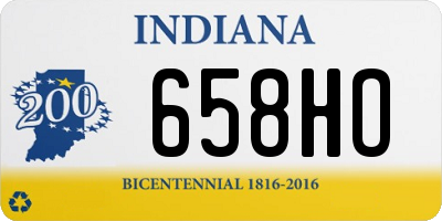 IN license plate 658HO