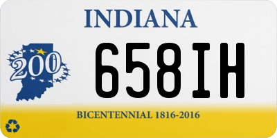 IN license plate 658IH