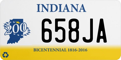 IN license plate 658JA