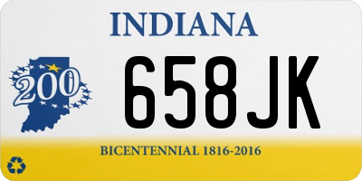 IN license plate 658JK