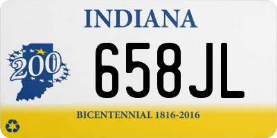 IN license plate 658JL
