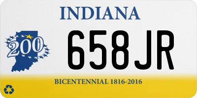 IN license plate 658JR