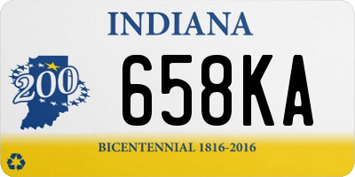 IN license plate 658KA