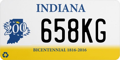 IN license plate 658KG