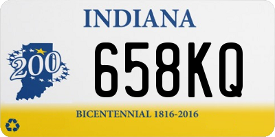 IN license plate 658KQ