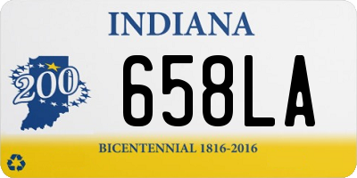 IN license plate 658LA