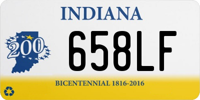 IN license plate 658LF
