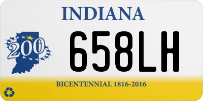IN license plate 658LH