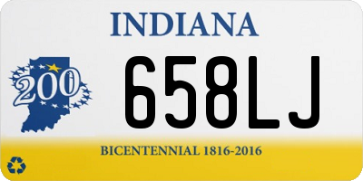 IN license plate 658LJ