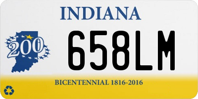 IN license plate 658LM