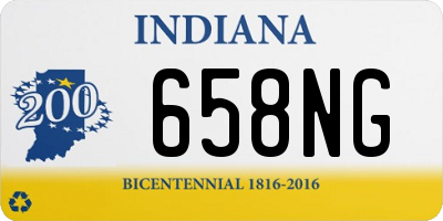 IN license plate 658NG