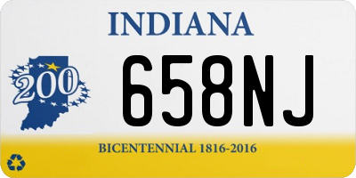 IN license plate 658NJ