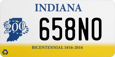 IN license plate 658NO