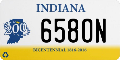 IN license plate 658ON