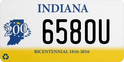 IN license plate 658OU