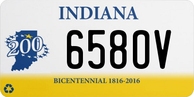 IN license plate 658OV