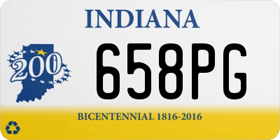 IN license plate 658PG