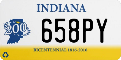 IN license plate 658PY