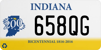 IN license plate 658QG