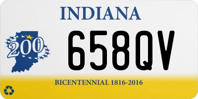 IN license plate 658QV