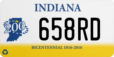 IN license plate 658RD