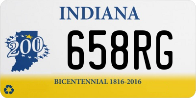 IN license plate 658RG