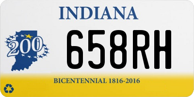 IN license plate 658RH
