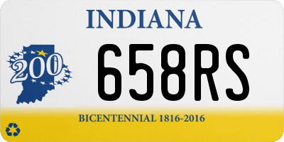 IN license plate 658RS