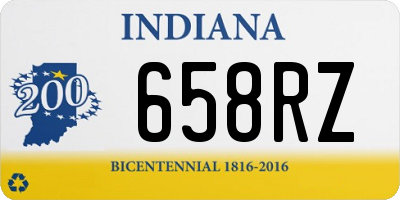 IN license plate 658RZ