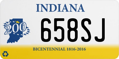 IN license plate 658SJ