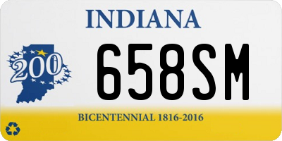 IN license plate 658SM