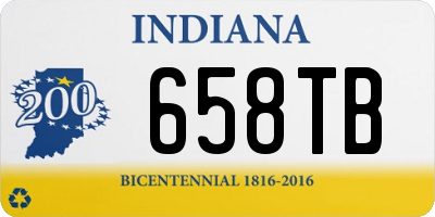 IN license plate 658TB