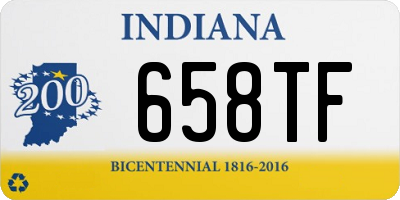 IN license plate 658TF