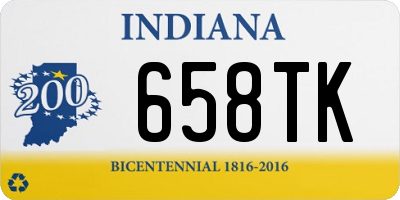 IN license plate 658TK
