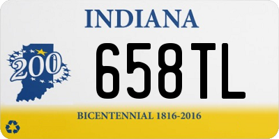 IN license plate 658TL