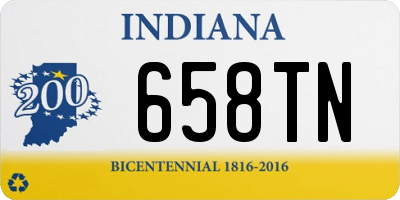 IN license plate 658TN