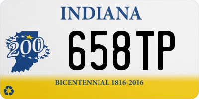 IN license plate 658TP