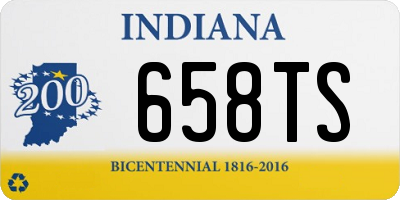 IN license plate 658TS