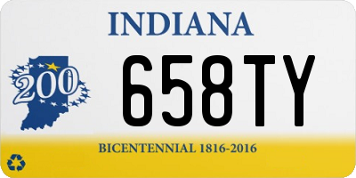 IN license plate 658TY