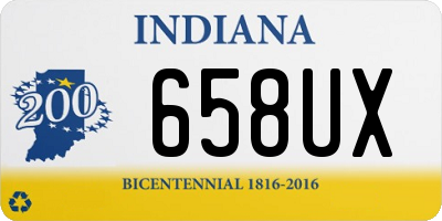 IN license plate 658UX