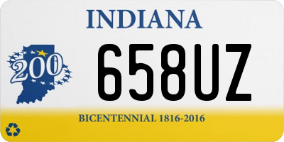 IN license plate 658UZ