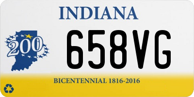 IN license plate 658VG