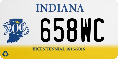 IN license plate 658WC