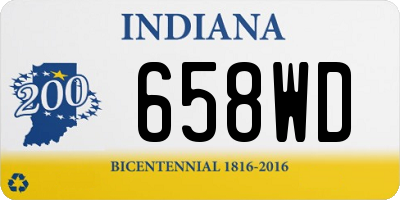 IN license plate 658WD