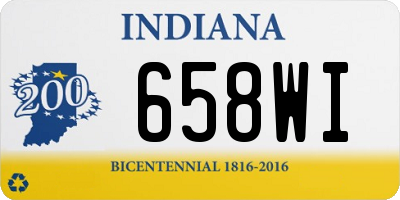 IN license plate 658WI