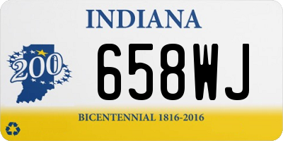 IN license plate 658WJ