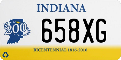 IN license plate 658XG