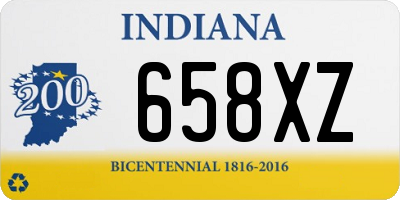 IN license plate 658XZ