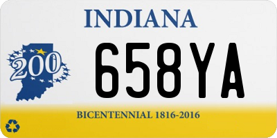 IN license plate 658YA