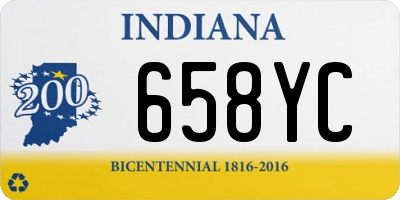 IN license plate 658YC